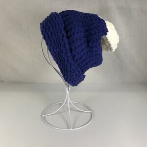 NWT Handmade Chunky Knitted Multicolor Textured Adult Slouchy Beanie
